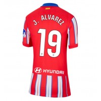 Atletico Madrid Julian Alvarez #19 Replica Home Shirt Ladies 2024-25 Short Sleeve